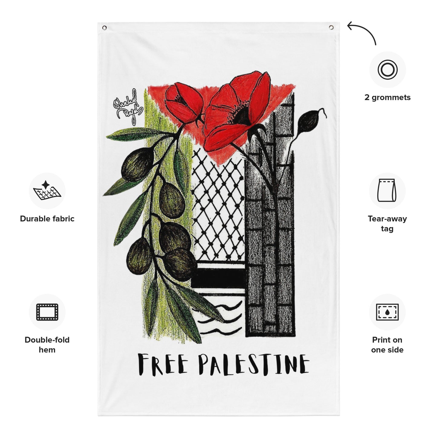 Nasr Collective x Shahd Rajab: Resilience Flag